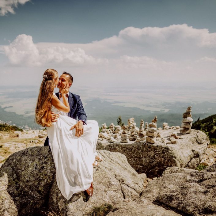 Svadobný fotograf SVadobné foto skalnaté plesá vysoké tatry