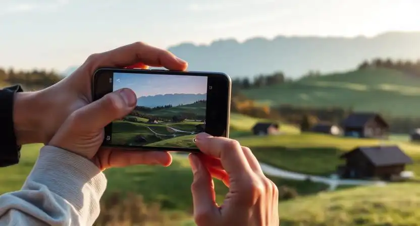 fotografovanie krajiny mobilom
