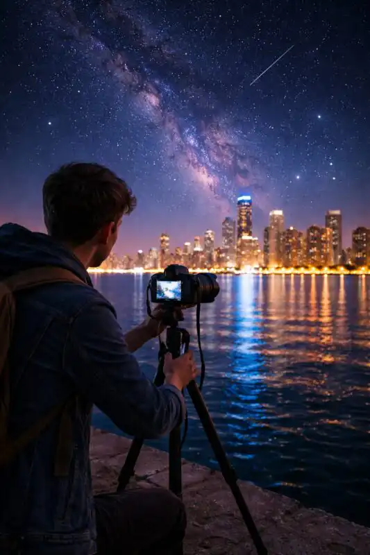 Nočná fotografia – ako fotiť hviezdy, mestá a svetlá bez šumu