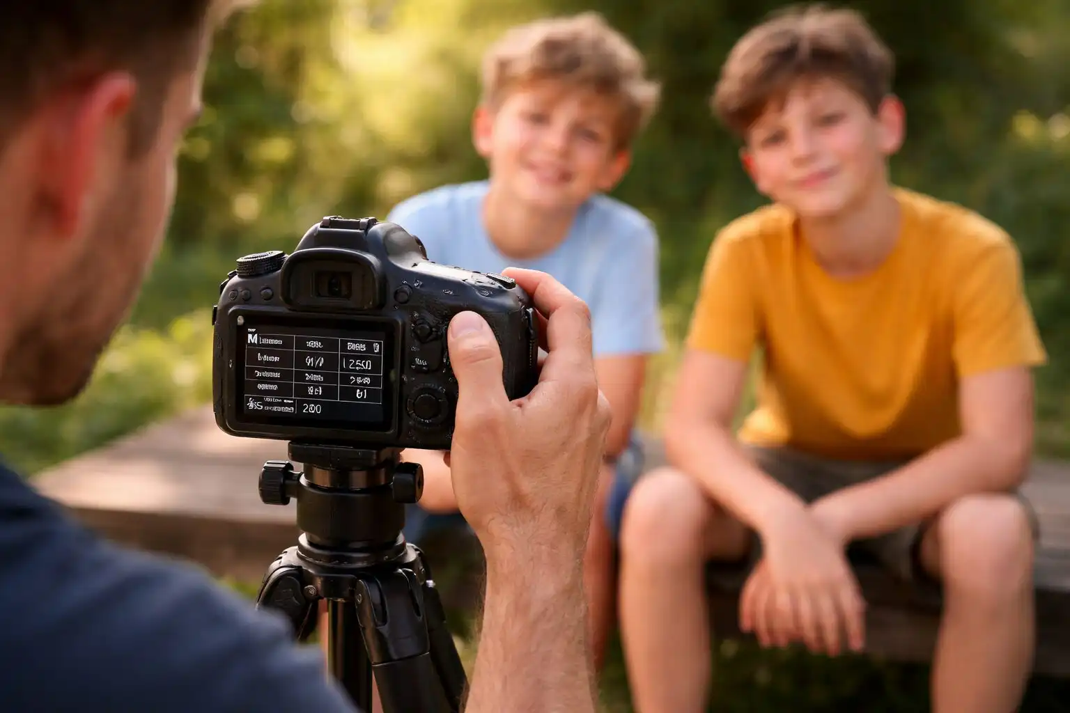 nastavenie fotoaparatu fotenie deti