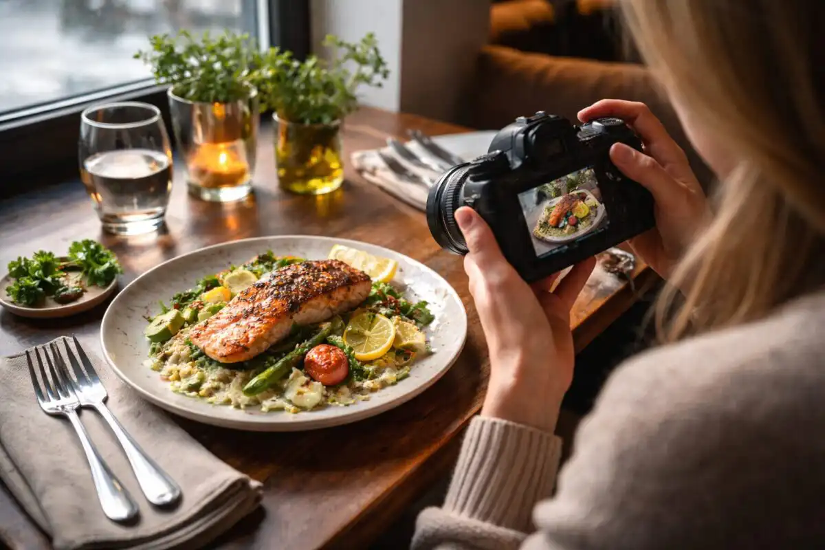 Fotografovanie jedla v reštaurácii – ako fotiť chutné zábery aj bez blesku