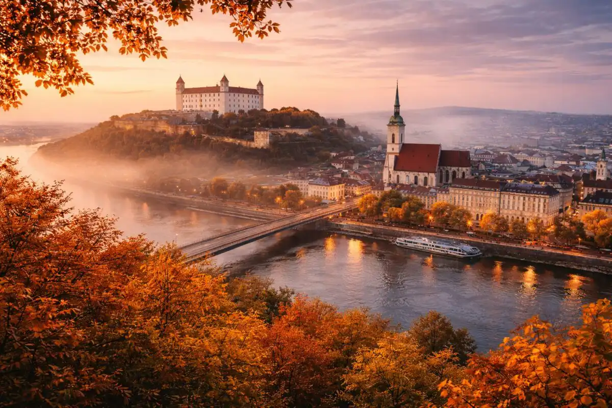 Fotografovanie Bratislavy na jeseň: Farby, hmla a atmosféra mesta