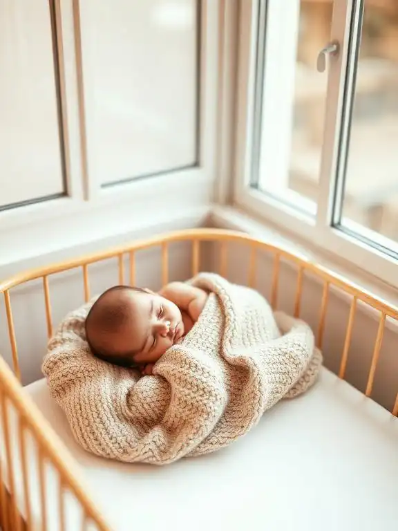fotografovanie novorodenca pri okne prirodzene svetlo