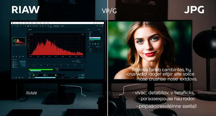 porovnanie RAW vs JPG pri úprave fotografie na počítači