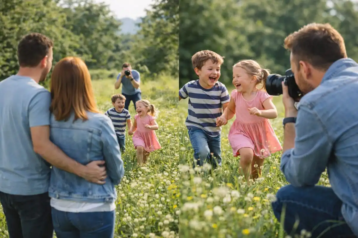 Lightroom workflow pre rodinné portréty: Kompletný systém od importu po finálny export