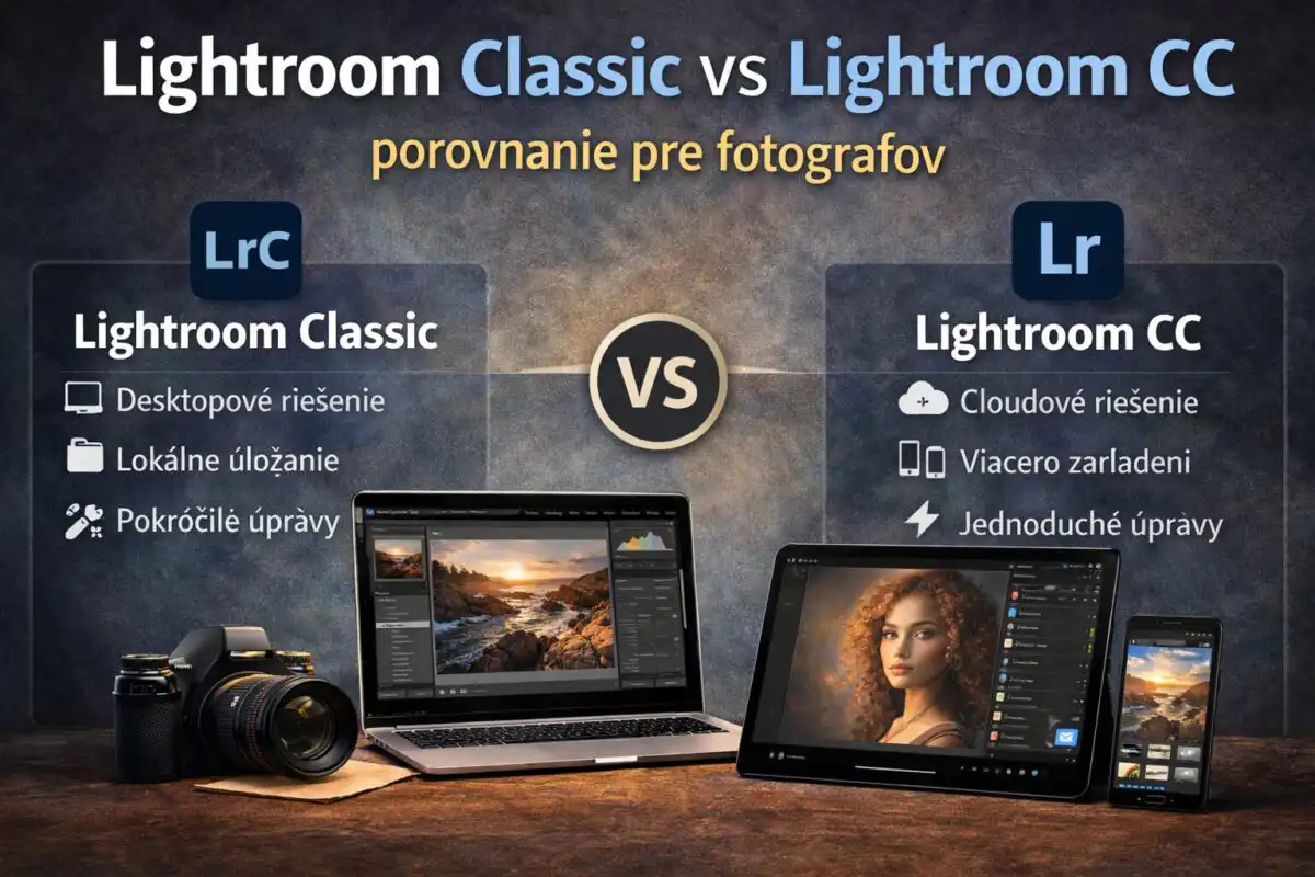 Lightroom Classic vs Lightroom CC – porovnanie pre fotografov