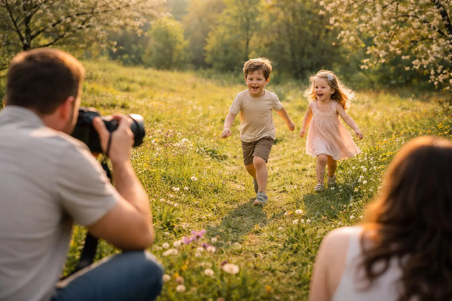 detská fotografia mobilom – prirodzené rodinné fotenie detí
