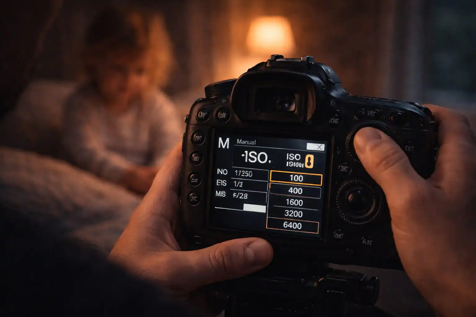 nastavenie iso pri fotografovani deti v slabom svetle na fotoaparate