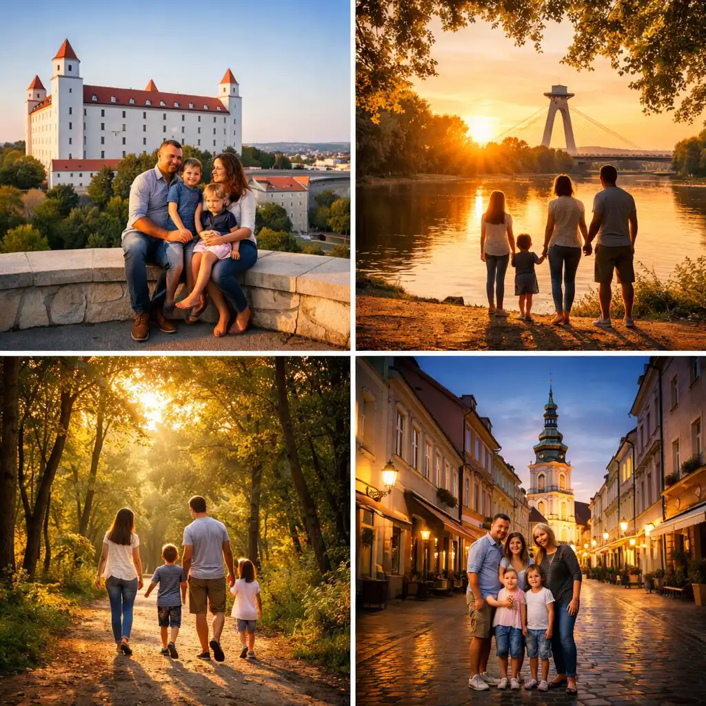 Canon RF 85mm f/1.2 počas rodinného fotenia v exteriéri, deti sa smejú a hrajú