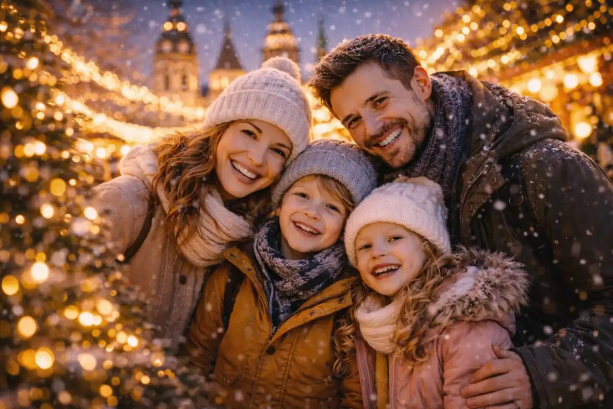 Rodinné fotenie v Košiciach počas sviatkov – workflow, efekty a detailné techniky úprav (časť 2.2)