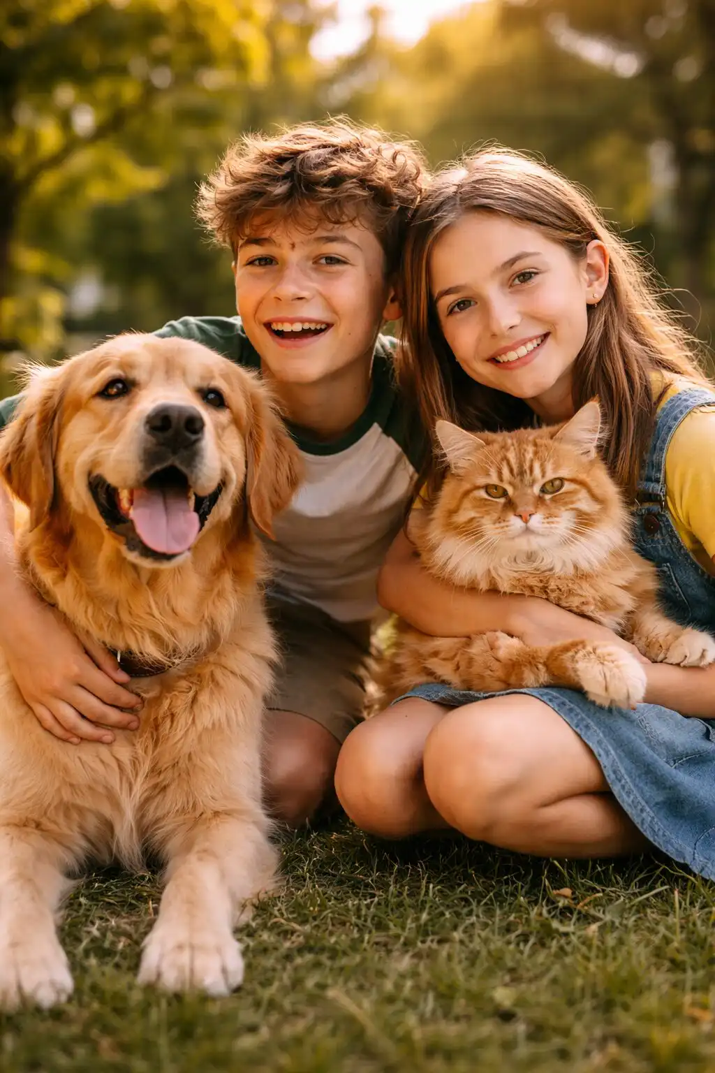 kompozicia pri fotografovani deti a psa prirodzene momenty