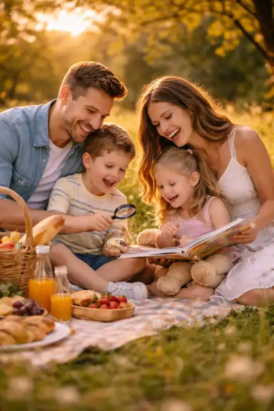 Pokročilé tipy na fotenie rodinných portrétov vonku: kreatívne techniky, kompozícia a príbehy