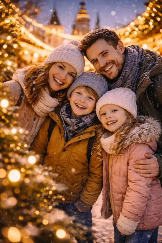 Rodinné fotenie v Košiciach počas sviatkov – pokročilé efekty, detailné techniky úprav a workflow (časť 2.2)