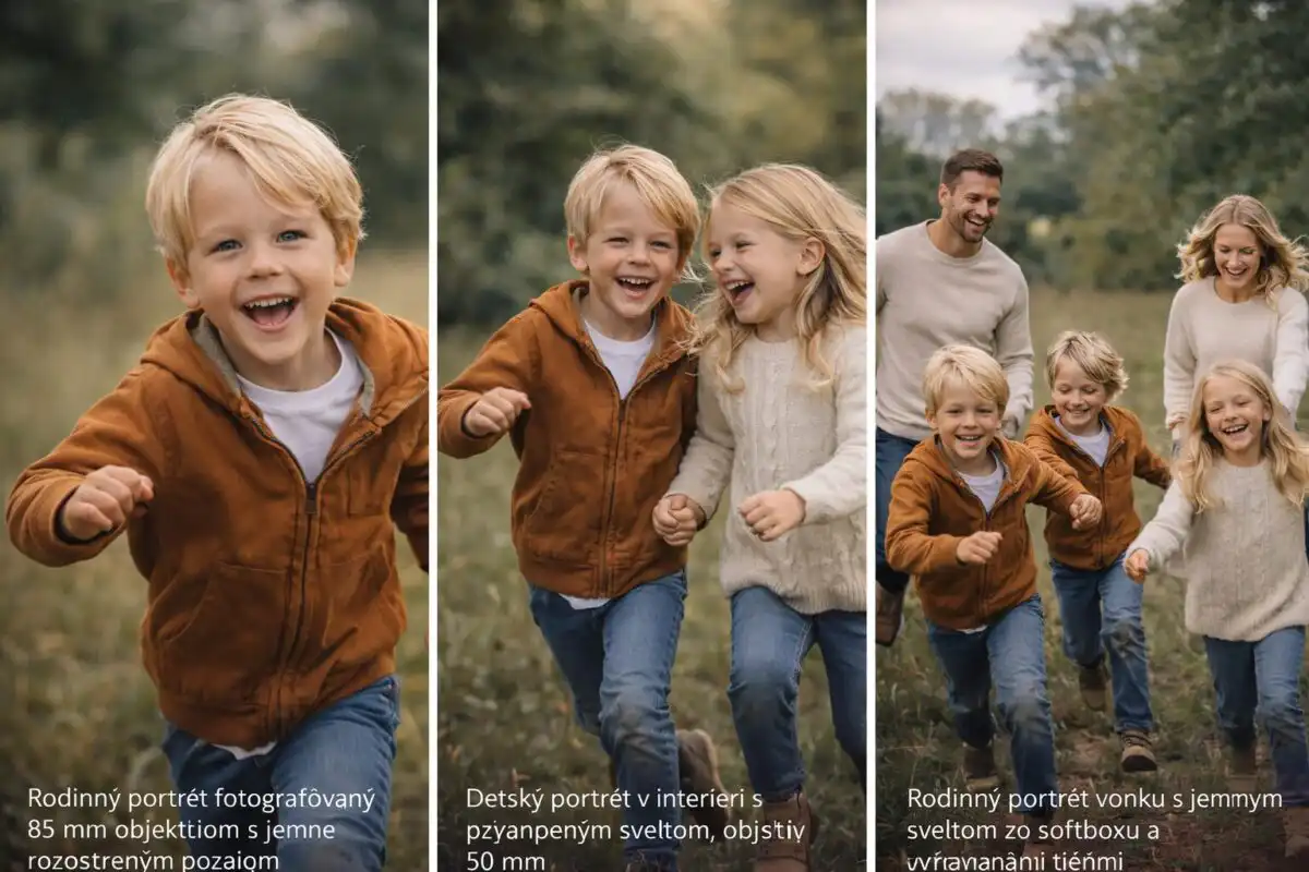 Fotografovanie detí pri pohybe – techniky a tipy pre dynamické a prirodzené portréty