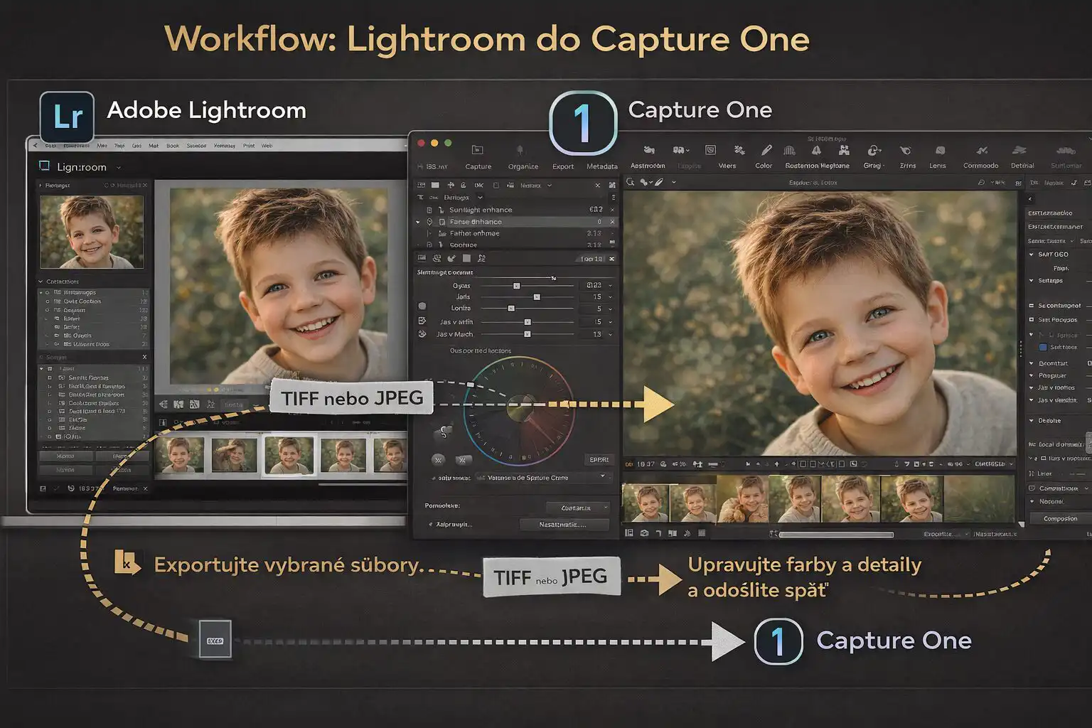 Prepojenie Lightroom a Capture One