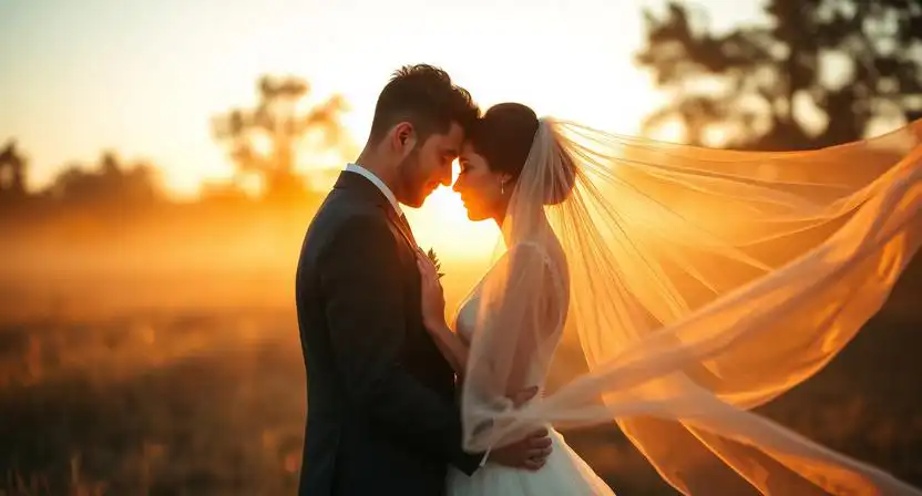 svadobne fotenie svetlo golden hour svadba
