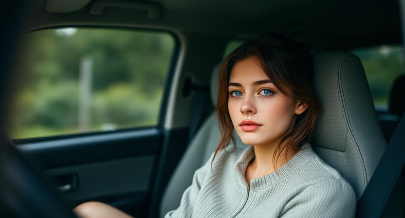 Portrét zachytený mobilom pri zlatej hodinke – teplé svetlo a prirodzené tiene