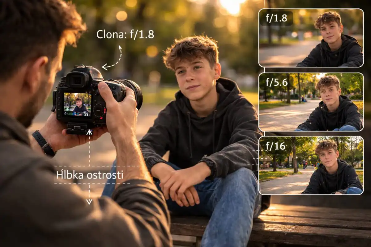 Clona vo fotografii – čo znamená f/1.8, f/5.6 a ako funguje hĺbka ostrosti
