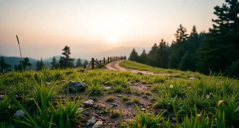 Pr&iacute;klad vrstiev vo fotografii &ndash; foreground, middle ground a background