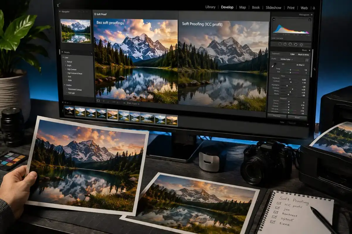 Soft proofing pri tlači fotografií – ako nasimulovať výslednú tlač na monitore krok za krokom
