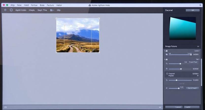 orez horizont a kompozicia v lightroome