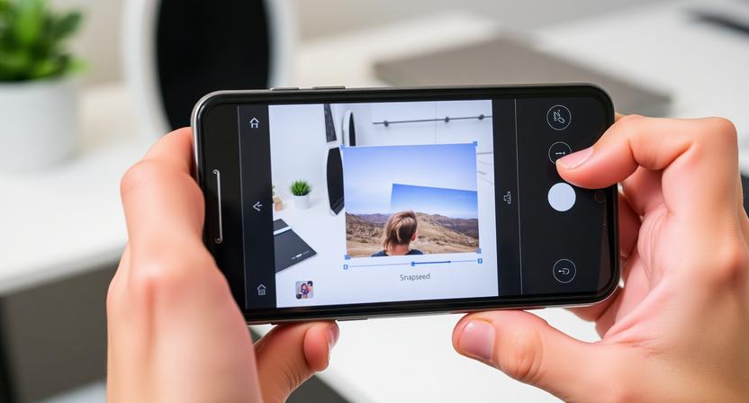 uprava fotiek v snapseede na mobile pred tlacou