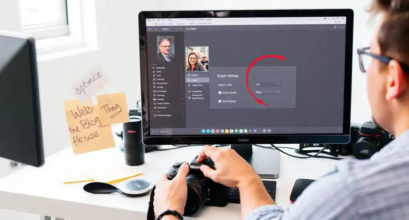 priprava fotografie pre web a blog s optimalizovanou velkostou suboru