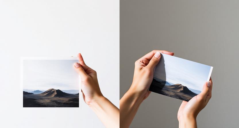 porovnanie matneho a leskleho fotopapiera pri tlaci fotografii