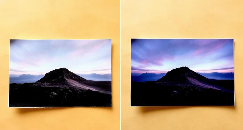 matny vs leskly papier pri tlaci fotografii porovnanie