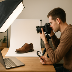 Produktová fotografia v domácom prostredí - produkt na bielom pozadí