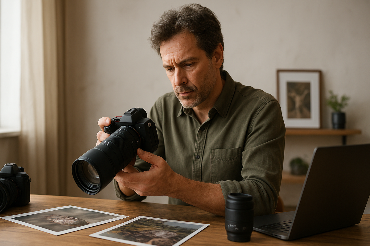 Editorialny vizual k teme Canon APS-C rumors 2026 bez loga a bez citatelneho textu